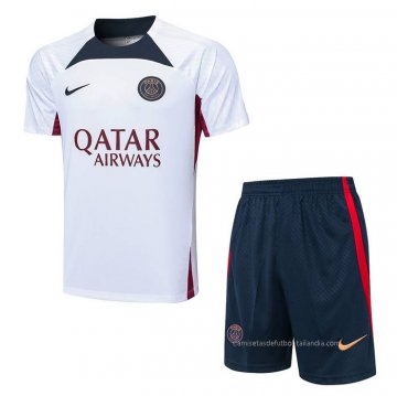Chandal del Paris Saint-Germain Manga Corta 2023-2024 Blanco - Pantalon Corto Chandal del Paris Saint-Germain Manga Corta 2023-2024 Blanco - Pantalon Corto