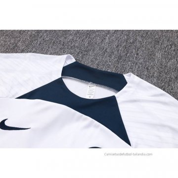 Chandal del Paris Saint-Germain Manga Corta 2023-2024 Blanco - Pantalon Corto