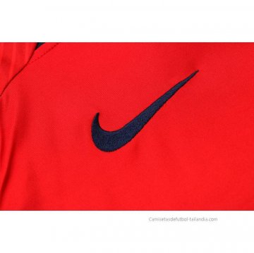 Chandal del Paris Saint-Germain Sin Mangas 2022-2023 Rojo