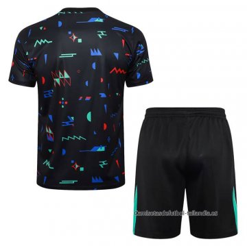 Chandal del Portugal Manga Corta 2024-2025 Negro - Pantalon Corto