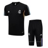 Chandal del Real Madrid Manga Corta 2023-2024 Negro - Pantalon Corto Chandal del Real Madrid Manga Corta 2023-2024 Negro - Pantalon Corto