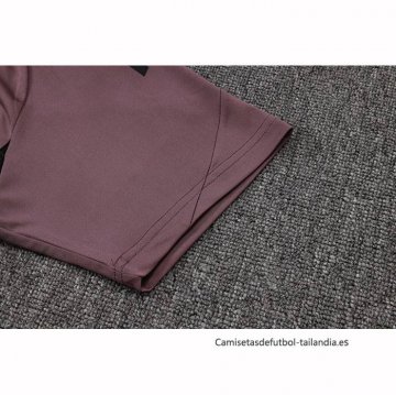 Chandal del Real Madrid Manga Corta 2025-2026 Purpura - Pantalon Corto