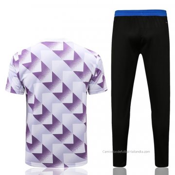 Chandal del Real Madrid Manga Corta 2022-2023 Blanco y Purpura