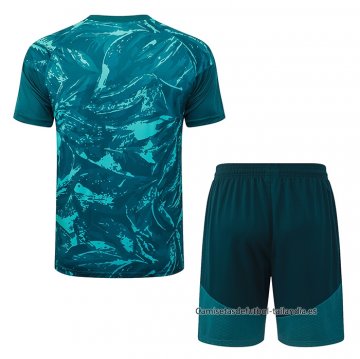 Chandal del Real Madrid Manga Corta 2026-2027 Verde - Pantalon Corto