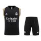 Chandal del Real Madrid Sin Mangas 2023-2024 Negro