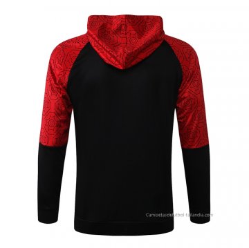 Chaqueta con Capucha del AC Milan 2021 Negro