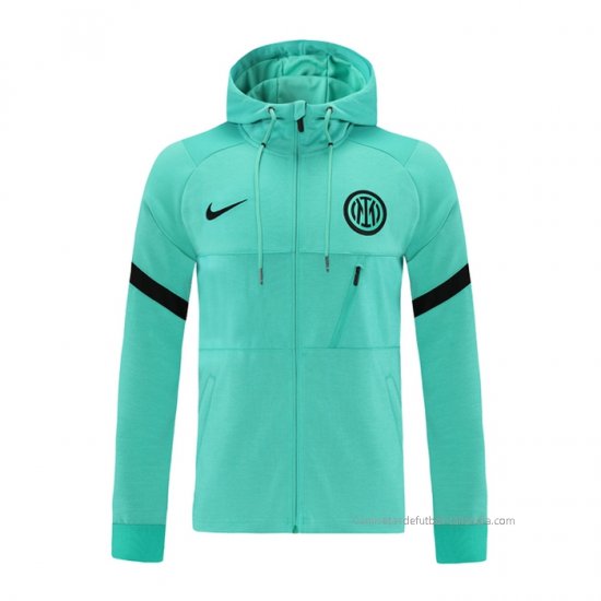 Chaqueta con Capucha del Inter Milan 2021-2022 Verde - Haga un click en la imagen para cerrar
