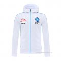 Chaqueta con Capucha del Napoli 2022-2023 Blanco