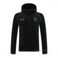 Chaqueta con Capucha del Napoli 2023-2024 Negro