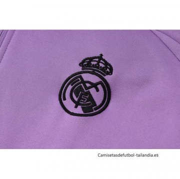 Chaqueta con Capucha del Real Madrid 2024-2025 Purpura