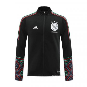 Chaqueta del Ajax 2022-2023 Negro Chaqueta del Ajax 2022-2023 Negro