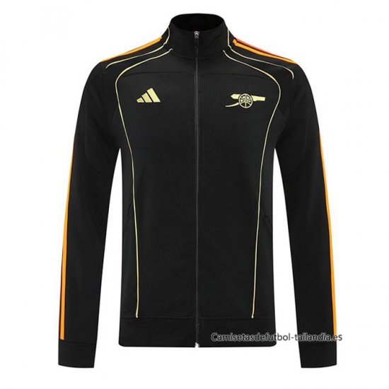 Chaqueta del Arsenal 2025-2026 Negro - Haga un click en la imagen para cerrar