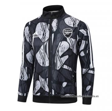 Chaqueta del Arsenal 2024-2025 Negro Gris Chaqueta del Arsenal 2024-2025 Negro Gris