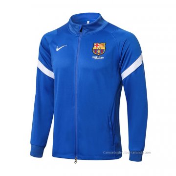 Chaqueta del Barcelona 2021-2022 Azul y Blanco Chaqueta del Barcelona 2021-2022 Azul y Blanco