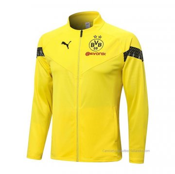 Chaqueta del Borussia Dortmund 2022-2023 Amarillo y Negro Chaqueta del Borussia Dortmund 2022-2023 Amarillo y Negro