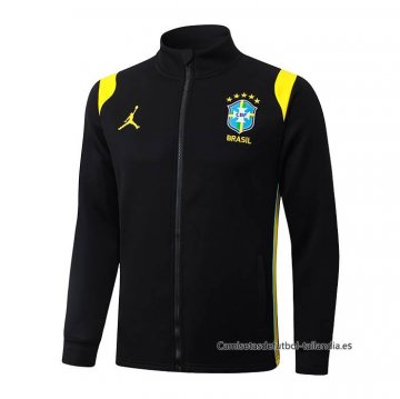 Chaqueta del Brasil 2026-2027 Negro Amarillo Chaqueta del Brasil 2026-2027 Negro Amarillo