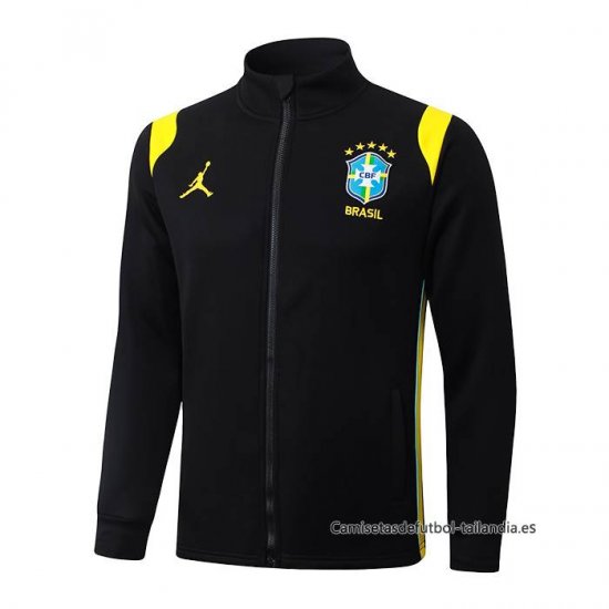 Chaqueta del Brasil 2026-2027 Negro Amarillo - Haga un click en la imagen para cerrar