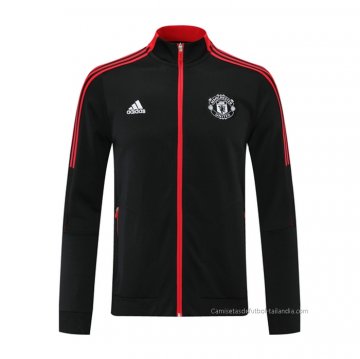 Chaqueta del Manchester United 2021-2022 Negro Chaqueta del Manchester United 2021-2022 Negro