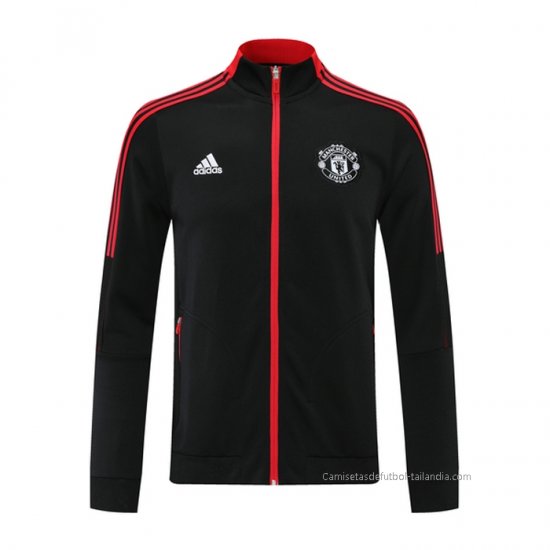 Chaqueta del Manchester United 2021-2022 Negro - Haga un click en la imagen para cerrar