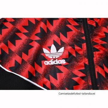 Chaqueta del Manchester United 2025-2026 Negro Rojo