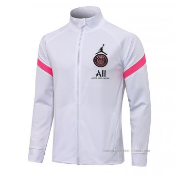 Chaqueta del Paris Saint-Germain 2021-2022 Blanco Chaqueta del Paris Saint-Germain 2021-2022 Blanco