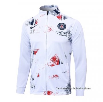 Chaqueta del Paris Saint-Germain 2024-2025 Blanco Chaqueta del Paris Saint-Germain 2024-2025 Blanco
