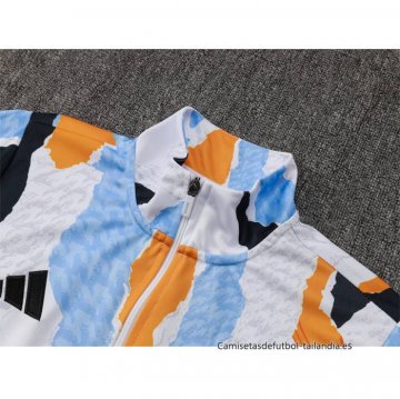Chaqueta del Real Madrid 2024-2025 Blanco y Amarillo