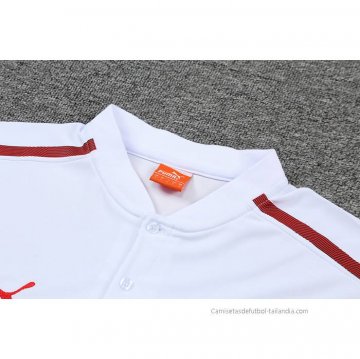 Conjunto Polo del AC Milan 2022-2023 Blanco