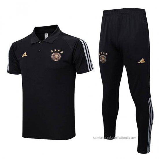 Conjunto Polo del Alemania 2022-2023 Negro - Haga un click en la imagen para cerrar