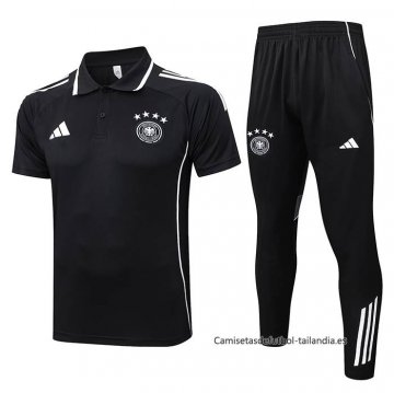 Conjunto Polo del Alemania 2025-2026 Negro Conjunto Polo del Alemania 2025-2026 Negro