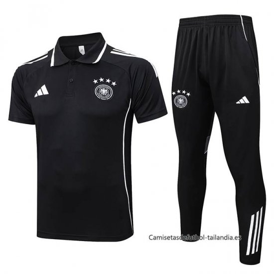 Conjunto Polo del Alemania 2025-2026 Negro - Haga un click en la imagen para cerrar