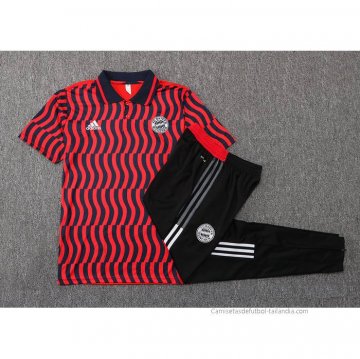 Conjunto Polo del Bayern Munich 2022-2023 Rojo