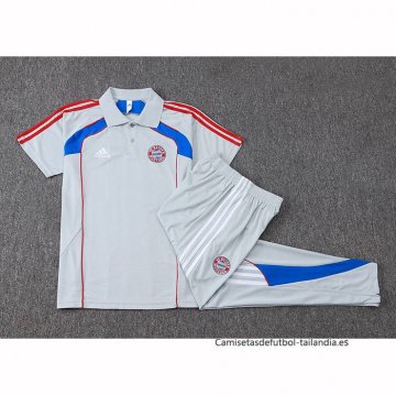Conjunto Polo del Bayern Munich 2025-2026 Gris