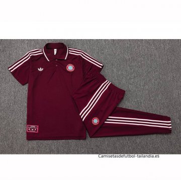Conjunto Polo del Bayern Munich 2025-2026 Rojo