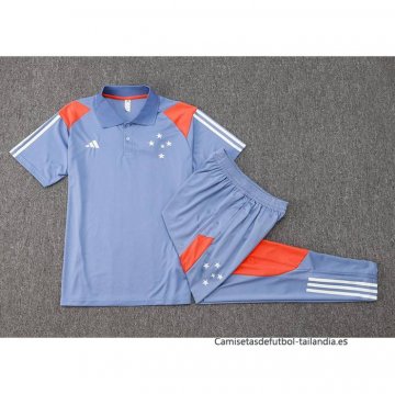 Conjunto Polo del Cruzeiro 2024-2025 Gris