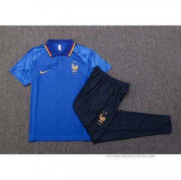 Conjunto Polo del Francia 2022-2023 Azul