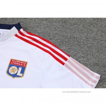 Conjunto Polo del Lyon 2022-2023 Blanco