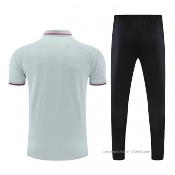 Conjunto Polo del Manchester City 2022-2023 Gris