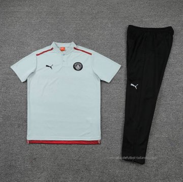 Conjunto Polo del Manchester City 2022-2023 Gris