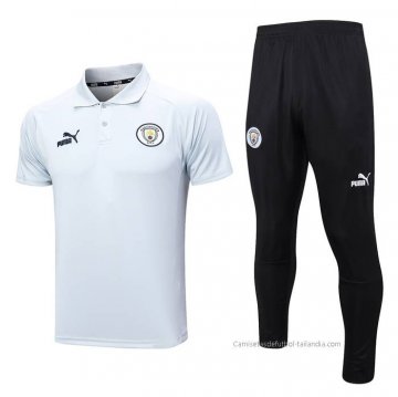 Conjunto Polo del Manchester City 2023-2024 Gris Conjunto Polo del Manchester City 2023-2024 Gris
