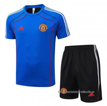 Conjunto Polo del Manchester United 2025-2026 Azul Conjunto Polo del Manchester United 2025-2026 Azul