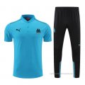 Conjunto Polo del Olympique Marsella 2022-2023 Azul