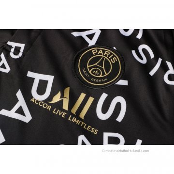 Conjunto Polo del Paris Saint-Germain Jordan 2021-2022 Negro