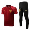 Conjunto Polo del Portugal 2022-2023 Rojo