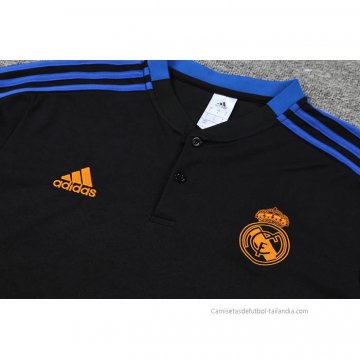 Conjunto Polo del Real Madrid 2022-2023 Negro y Azul