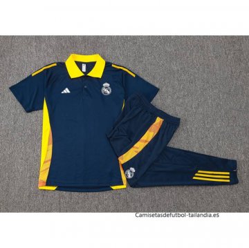 Conjunto Polo del Real Madrid 2024-2025 Azul