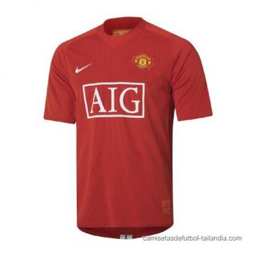 1ª Camiseta Manchester United Retro 2007-2008 1ª Camiseta Manchester United Retro 2007-2008