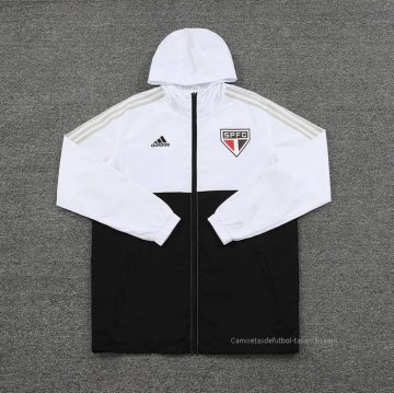 Rompevientos del Sao Paulo 2023-2024 Negro y Blanco