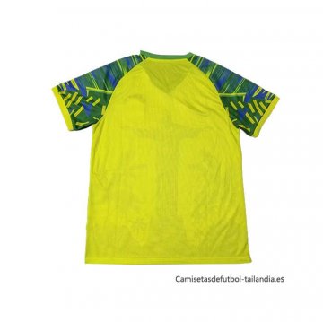 Tailandia Camiseta Brasil Jesus 2025-2026 Amarillo Verde