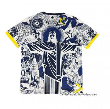 Tailandia Camiseta Brasil Jesus 2025-2026 Gris